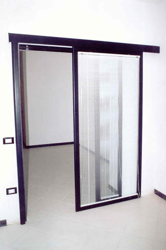 Porta scorrevole alluminio